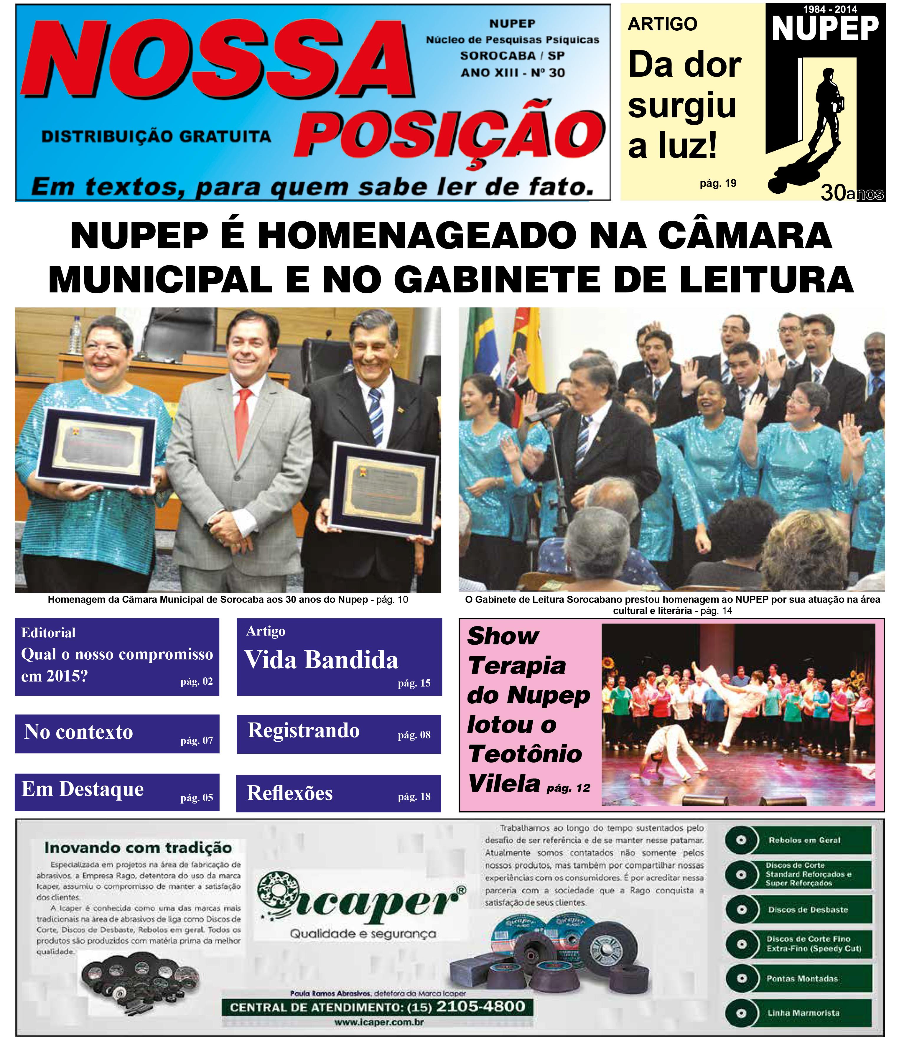 Jornal Nossa Posição - Edição n.30